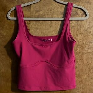 Magenta crop top